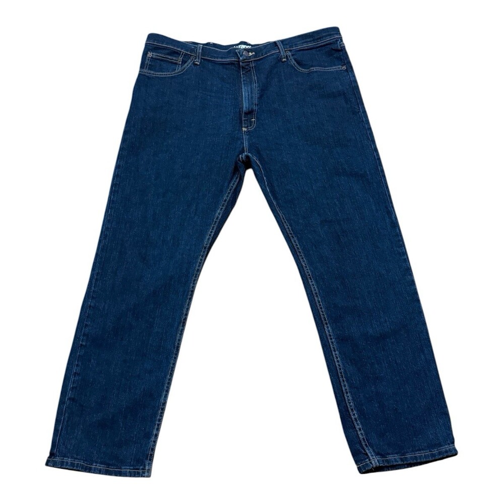 Wrangler Regular Fit Jeans Men Blue Denim 40*30  Classic Straight